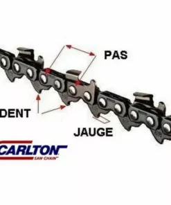 CARLTON Chaine Tronçonneuse 325 063 (1.6 Mm) 74 Dents -Tronçonneuse et accessoire Soldes 2022 11010748 2
