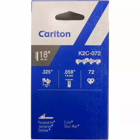 CARLTON Chaine Tronçonneuse 325 058 (1.5 Mm) 72 Dents 5 CARLTON Chaine Tronçonneuse 325 058 (1.5 Mm) 72 Dents – Image 3