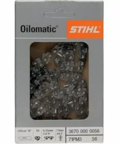 Chaîne Tronçonneuse Stihl 1/4 1.1mm 56 Dents