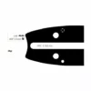 ADAPTABLE Guide Chaine Tronçonneuse Mcculloch Italy 45cm 3/8 .058 (1,5mm). -Tronçonneuse et accessoire Soldes 2022 11137138 1
