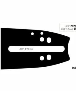ADAPTABLE Guide Chaine Tronçonneuse Husqvarna 50cm 3/8 .058 (1,5mm).