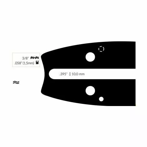 ADAPTABLE Guide Chaine Tronçonneuse Efco 50cm 3/8 .058 (1,5mm). 3 ADAPTABLE Guide Chaine Tronçonneuse Efco 50cm 3/8 .058 (1,5mm).