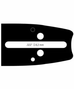 ADAPTABLE Guide Chaine Tronçonneuse Alpina 40cm .325 .058 (1,5mm).