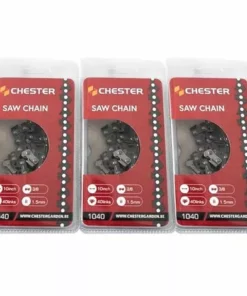 CHESTERGARDEN Lot De 3 Chaînes 40 Maillons Pour Tronçonneuse élagueuse - CHESTER