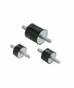 LEM SELECT Silent Bloc Universel Male X Male Ø30X30 M8X23 (Lot De 4)