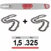 Pack 1 Guide + 2 Chaînes Tronçonneuse Oregon 325 058 | 33cm -Tronçonneuse et accessoire Soldes 2022 15182369 1