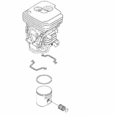 HUSQVARNA GROUP Cylindre Piston Tronçonneuse Husqvarna 3 HUSQVARNA GROUP Cylindre Piston Tronçonneuse Husqvarna
