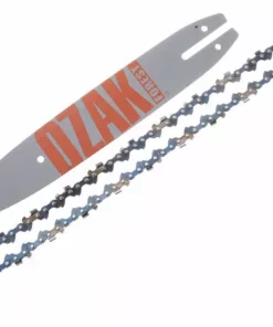 JARDIAFFAIRES Guide Avec Chaine Tronçonneuse 25cm Pas 3/8LP, Jauge 050 Remplace Oregon 100SDEA318 Guide Avec 1 Chainemm