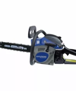 HYUNDAI Tronçonneuse Thermique 46 Cm³ 45 Cm Guide Et Chaîne OREGON Démarrage Manuel Avec Lanceur HTRT45-5-1