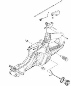 HUSQVARNA GROUP Poignée Réservoir Complète Tronçonneuse Husqvarna