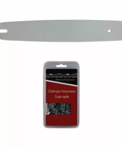 GT MARKET Guide 35 Cm (14 Pouces) + Chaîne 50 Maillons - Compatible Tronçonneuses STIHL MS 170, 171 Et 180