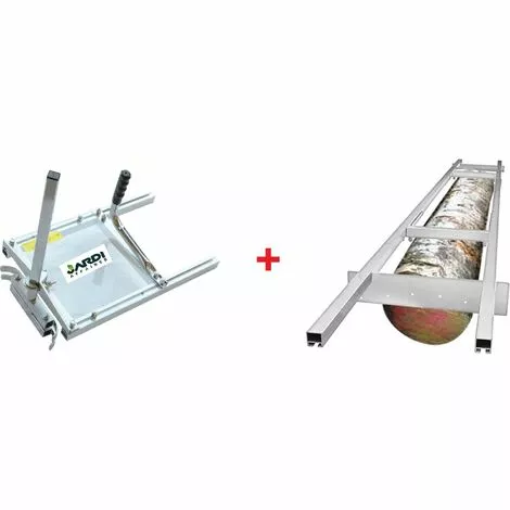 JARDIAFFAIRES Mini-scierie Mobile Avec échelle Pour Tronçonneuse Avec Guide De 35 à 50cm 3 JARDIAFFAIRES Mini-scierie Mobile Avec échelle Pour Tronçonneuse Avec Guide De 35 à 50cm