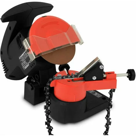 EBERTH Affûteuse De Chaîne De Tronçonneuse électrique Tronçonneuse à Chaîne, 220 Watts, 7500 Tr/min, Réglage De Langle Daffûtage, Dispositif De Tension De Chaîne, Limiteur De Profondeur 3 EBERTH Affûteuse De Chaîne De Tronçonneuse électrique Tronçonneuse à Chaîne, 220 Watts, 7500 Tr/min, Réglage De Langle Daffûtage, Dispositif De Tension De Chaîne, Limiteur De Profondeur