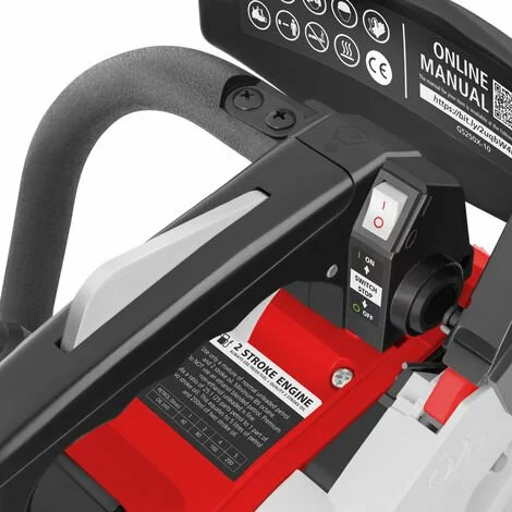 Tronconneuse Moteur à Essence 2 Temps 24cc 1,4cv, épée De 10 Pouces, Nombre De Dents 40, Guidon Ergonomique, Harnais D'épaule - Greencut GS245X-10 7 Tronconneuse Moteur à Essence 2 Temps 24cc 1,4cv, épée De 10 Pouces, Nombre De Dents 40, Guidon Ergonomique, Harnais D'épaule - Greencut GS245X-10 – Image 5