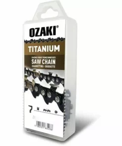UNIVERSEL Chaîne Semi Carrée, 3/8" 050 (1,3mm) Low Pro, Induction Titane - 47 Entraîneurs OZAKI ZK38LP50TI-E47