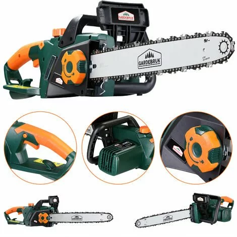 GARDEBRUK - Tronçonneuse électrique Max. 2800W Guide-chaîne 45cm Frein Vitesse 16m/s Branche Lubrification Automatique De La Chaîne 150ml Huile 4 GARDEBRUK - Tronçonneuse électrique Max. 2800W Guide-chaîne 45cm Frein Vitesse 16m/s Branche Lubrification Automatique De La Chaîne 150ml Huile – Image 2