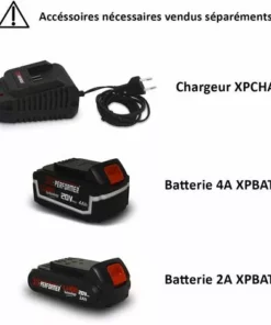 Tronçonneuse 40V à Batterie (2x20V) X-Performer XPTRO40LI-2B - Long. De Coupe : 305 Mm - Sans Batterie Ni Chargeur -Tronçonneuse et accessoire Soldes 2022 18642361 3