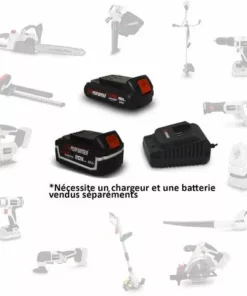 Tronçonneuse 40V à Batterie (2x20V) X-Performer XPTRO40LI-2B - Long. De Coupe : 305 Mm - Sans Batterie Ni Chargeur -Tronçonneuse et accessoire Soldes 2022 18642361 4