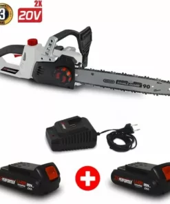 Tronçonneuse 40V (2x20V) X-Performer XPTRO40LI-2B - Double Sécurité - Graissage Auto + 2 Batteries 2 Ah - Chargeur 6 Tronçonneuse 40V (2x20V) X-Performer XPTRO40LI-2B - Double Sécurité - Graissage Auto + 2 Batteries 2 Ah - Chargeur -Tronçonneuse et accessoire Soldes 2022 19306322 2