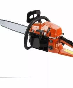 OOBEST Tronçonneuse Thermique 52 Cm3, 3 CV, Guide 45 Cm, 2 Chaînes