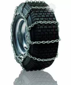GARDEXX Jeu De Chaînes à Neige, Chaînes D'échelle Pour Tracteurs De Pelouse, 20x8.00-8, 20x8.00-10