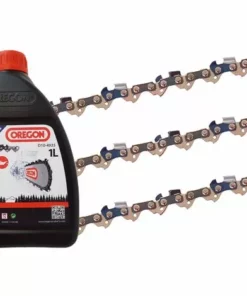 3 X Gardexx Chaîne De Scie Pour Solo 656 C, 38cm - 0,325" - 1,5mm - 64 Tg + 1l De Chaîne Pour Solo...