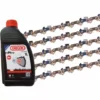 5 X Chaîne De Scie GardexxMATRIx Eps 900-c, Capteur De Hauteur + 1 Litre D'huile De Chaîne Oregon -Tronçonneuse et accessoire Soldes 2022 23766881 1