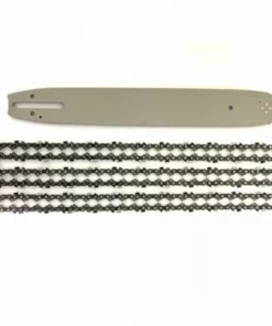 ADAPTABLE Guide Chaine 25cm Pour Elagueuse + 3 Chaînes 40 Entraineurs 3/8 LP .050 (1,3mm)