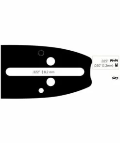 ADAPTABLE Guide Chaine Tronçonneuse Frontier 40cm .325 .050 (1,3mm).