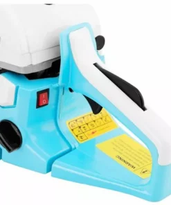 HILLVERT Tronconneuse Thermique + Guide-Chaîne + Housse Légère Et Puissante 45 Cm 2300 W - Argent, Noir -Tronçonneuse et accessoire Soldes 2022 28259054 3