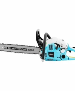 HILLVERT Tronconneuse Thermique + Guide-Chaîne + Housse Légère Et Puissante 45 Cm 2300 W - Argent, Noir -Tronçonneuse et accessoire Soldes 2022 28259054 5