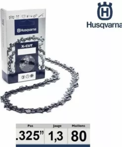 HUSQVARNA GROUP Chaîne Tronçonneuse Husqvarna 325 050 80 Dents