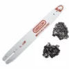 JARDIAFFAIRES Combo Oregon Guide 40cm 160SDEA074 + 2 Chaines 91P055E -Tronçonneuse et accessoire Soldes 2022 2952522 1