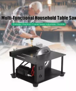 HAPPYSHOPPING Scie Atable Multifonction Domestique Mini Scie Electrique Machine De Decoupe Multifonction Alimentation A7 Vitesses Profondeur De Coupe Maximale De 35 Mm Sans Regle De Poussee Standard Europeen, Kit D'accessoires Superieur - Kit D'accessoires Superieur -Tronçonneuse et accessoire Soldes 2022 29591984 2