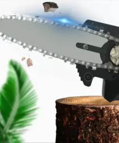 HAPPYSHOPPING Tronçonneuse Portable Sans Fil Avec Chargeur Et 2 Batteries Vert EU -Tronçonneuse et accessoire Soldes 2022 29684151 4