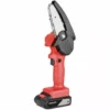 Mini Tronçonneuse Sans Fil Rechargeable, Lame 4", Longueur De Coupe 10cm, élagage Des Branches, 1kg, 1 Batterie + 1 Chargeur Inclus - Greencut GSM210L