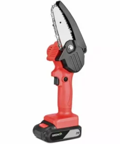 Mini Tronçonneuse Sans Fil Rechargeable, Lame 4", Longueur De Coupe 10cm, élagage Des Branches, 1kg, 1 Batterie + 1 Chargeur Inclus - Greencut GSM210L