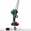 ASUPERMALL 21V Scie D'élagage électrique Portable Et Rechargeable Avec 2 Batteries, Petite Tron?onneuse Pour Fendre Le Bois, Branche De Verger De Jardin