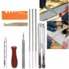 MALLOMNE 1 Jeu De Scie �� Cha?ne Pour Scie �� Cha?ne Kit D'aff?tage De Lime De Tron?onneuse -Tronçonneuse et accessoire Soldes 2022 30077696 1