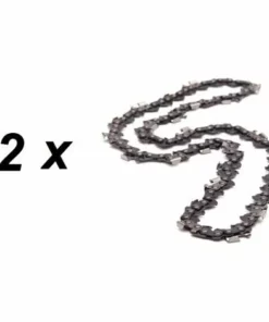 TIMBERPRO Lot De 2 Chaines 44 Maillons Pour Guide 12 Pouces (30 Cm) Tronçonneuse élagueuse Perche