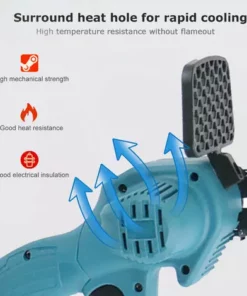 ASUPERMALL Mini Scie A Chaine 6 Pouces Sans Fil Petit Bois Chainsaw Chainsaw Elagage 550W Portable Rechargeable Scie Electrique, Inserez 1 Pile - Inserez 1 Pile -Tronçonneuse et accessoire Soldes 2022 31041056 3