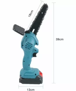 ASUPERMALL Mini Scie A Chaine 6 Pouces Sans Fil Petit Bois Chainsaw Chainsaw Elagage 550W Portable Rechargeable Scie Electrique, Inserez 1 Pile - Inserez 1 Pile -Tronçonneuse et accessoire Soldes 2022 31041056 4