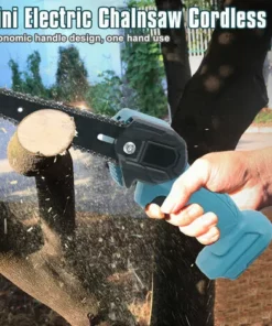 ASUPERMALL Mini Scie A Chaine 6 Pouces Sans Fil Petit Bois Chainsaw Chainsaw Elagage 550W Portable Rechargeable Scie Electrique, Inserez 1 Pile - Inserez 1 Pile -Tronçonneuse et accessoire Soldes 2022 31041056 5