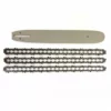 NEMURA Guide De 38cm + 3 Chaînes De Tronçonneuse - 64 Entraineurs - Pas 325 - Jauge 0.58 (1.5mm)