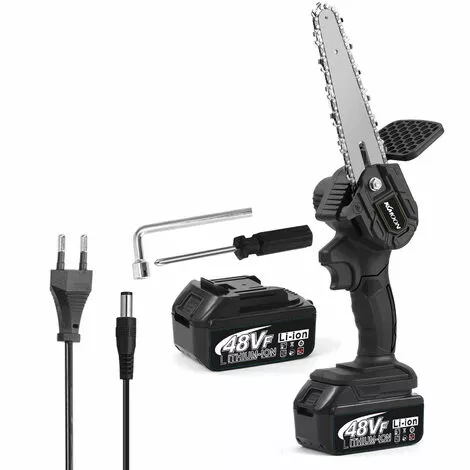 Kkmoon 6 Pouces 48Vf Scies D'élagage électriques à Vitesse Infiniment Variable, Rechargeables, Tronçonneuse à Brosse Pour Fendre Le Bois, Outil De Travail Du Bois 3 Kkmoon 6 Pouces 48Vf Scies D'élagage électriques à Vitesse Infiniment Variable, Rechargeables, Tronçonneuse à Brosse Pour Fendre Le Bois, Outil De Travail Du Bois