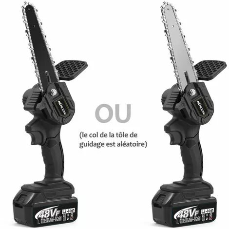 Kkmoon 6 Pouces 48Vf Scies D'élagage électriques à Vitesse Infiniment Variable, Rechargeables, Tronçonneuse à Brosse Pour Fendre Le Bois, Outil De Travail Du Bois 6 Kkmoon 6 Pouces 48Vf Scies D'élagage électriques à Vitesse Infiniment Variable, Rechargeables, Tronçonneuse à Brosse Pour Fendre Le Bois, Outil De Travail Du Bois – Image 4