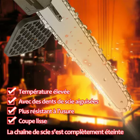 Kkmoon 6 Pouces 48Vf Scies D'élagage électriques à Vitesse Infiniment Variable, Rechargeables, Tronçonneuse à Brosse Pour Fendre Le Bois, Outil De Travail Du Bois 7 Kkmoon 6 Pouces 48Vf Scies D'élagage électriques à Vitesse Infiniment Variable, Rechargeables, Tronçonneuse à Brosse Pour Fendre Le Bois, Outil De Travail Du Bois – Image 5