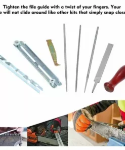HAPPYSHOPPING Outil D'affutage De Scie Electrique 8 Pieces, Y Compris Des Fichiers De 5/32, 3/16 Et 7/32 Pouces, Une Jauge De Profondeur Et Un Sac A Outils 8 HAPPYSHOPPING Outil D'affutage De Scie Electrique 8 Pieces, Y Compris Des Fichiers De 5/32, 3/16 Et 7/32 Pouces, Une Jauge De Profondeur Et Un Sac A Outils -Tronçonneuse et accessoire Soldes 2022 31451655 2