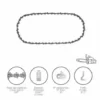PAPILLON Catena Motosega 3/8" / 0.050" 1.3 Mm. / 50 Maglie / 91 P -Tronçonneuse et accessoire Soldes 2022 31640272 1