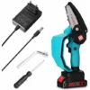 HAPPYSHOPPING Scie Sabre 24V, Scie Electrique Au Lithium, Moteur Brosse, Petite Scie Electrique Rechargeable, Mini Scie A Chaine Electrique, Une Charge, Une Charge, Norme Europeenne 220V, Bleu - Bleu -Tronçonneuse et accessoire Soldes 2022 31937613 1